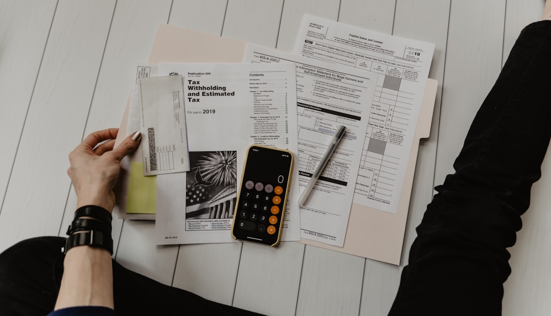 Accountant preparing year end accounts documents for a UK accountancy practice